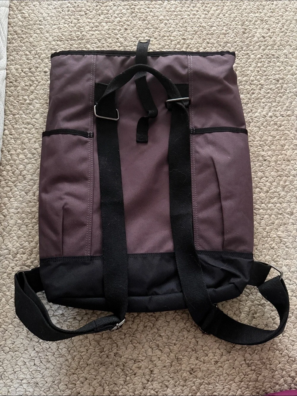 Carhartt Brown Canvas Backpack with Black Base